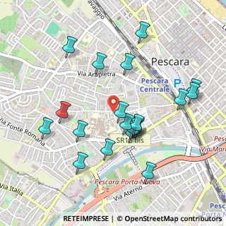 Mappa Via Renato Paolini, 65100 Pescara PE, Italia (0.5095)