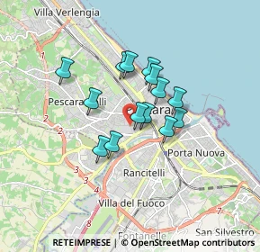 Mappa Via Renato Paolini, 65100 Pescara PE, Italia (1.26857)