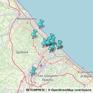 Mappa Via Renato Paolini, 65100 Pescara PE, Italia (2.08909)