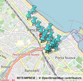 Mappa Via Napoli, 65121 Pescara PE, Italia (0.5755)