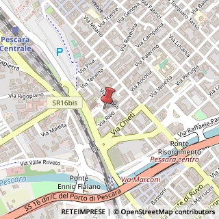 Mappa Piazza dello Spirito Santo, 27, 65121 Pescara, Pescara (Abruzzo)