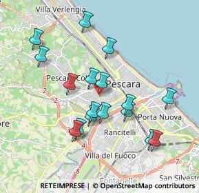 Mappa Via Rigopiano, 65100 Pescara PE, Italia (1.87059)