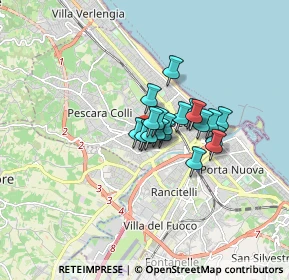 Mappa Via Rigopiano, 65100 Pescara PE, Italia (0.984)