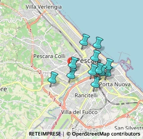 Mappa Via Rigopiano, 65100 Pescara PE, Italia (1.4075)