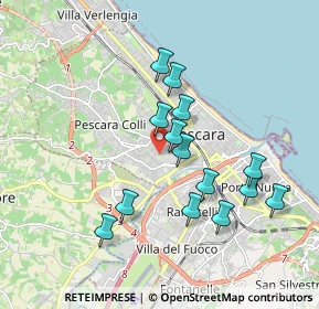 Mappa Via Rigopiano, 65100 Pescara PE, Italia (1.76071)