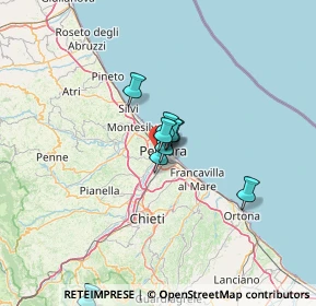 Mappa Via Rigopiano, 65100 Pescara PE, Italia (23.22929)