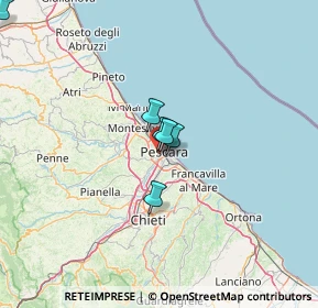 Mappa Via Rigopiano, 65100 Pescara PE, Italia (38.84353)
