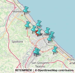 Mappa Via Rigopiano, 65100 Pescara PE, Italia (2.98455)