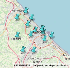 Mappa Via Rigopiano, 65100 Pescara PE, Italia (3.09857)