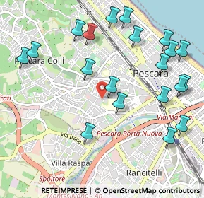 Mappa Via Rigopiano, 65100 Pescara PE, Italia (1.262)