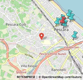 Mappa Via Rigopiano, 65100 Pescara PE, Italia (1.50182)