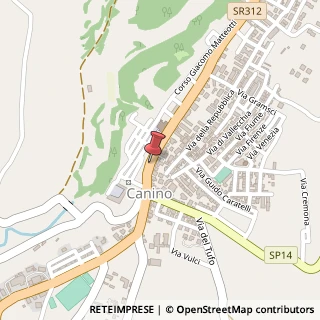 Mappa Via Arqu? Petrarca, 5, 01011 Canino, Viterbo (Lazio)