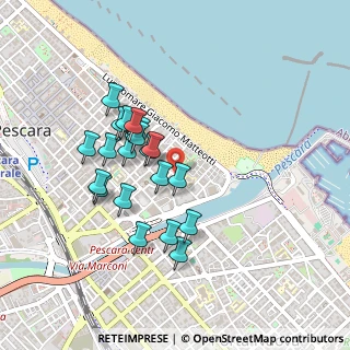 Mappa Via Giacomo Puccini, 65121 Pescara PE, Italia (0.4145)