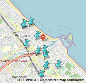 Mappa Via Giacomo Puccini, 65121 Pescara PE, Italia (1.03636)
