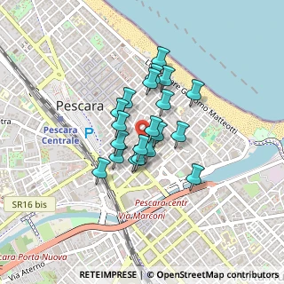 Mappa Via Firenze, 65123 Pescara PE, Italia (0.303)