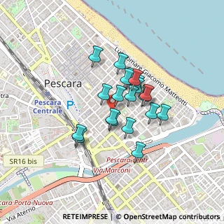 Mappa Via Firenze, 65123 Pescara PE, Italia (0.317)