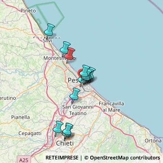 Mappa Via Firenze, 65123 Pescara PE, Italia (6.34929)