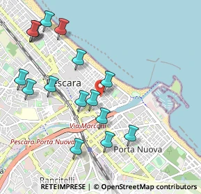 Mappa Via Venezia, 65122 Pescara PE, Italia (1.18688)