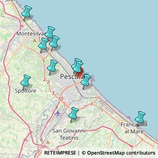 Mappa Via Puglie, 65121 Pescara PE, Italia (4.60091)