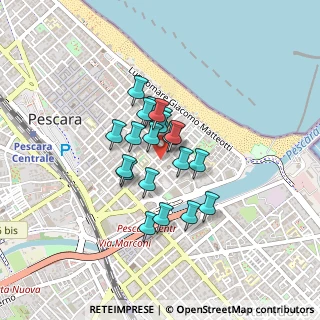 Mappa Via Venezia, 65123 Pescara PE, Italia (0.2955)