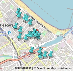 Mappa Via Piero Gobetti, 65121 Pescara PE, Italia (0.4485)