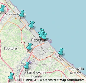 Mappa Via Piero Gobetti, 65121 Pescara PE, Italia (4.13091)