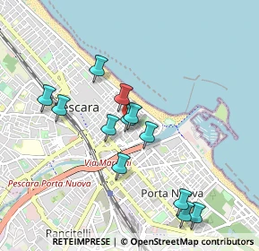 Mappa Via Piero Gobetti, 65121 Pescara PE, Italia (0.92417)