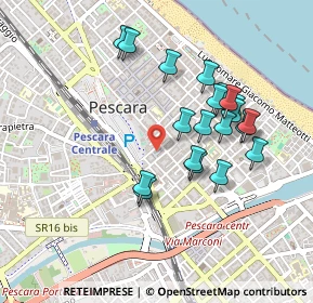 Mappa Corso Vittorio Emanuele II, 65126 Pescara PE, Italia (0.445)