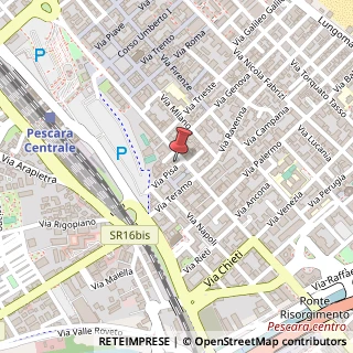 Mappa Corso Vittorio Emanuele II, 179, 65124 Pescara, Pescara (Abruzzo)