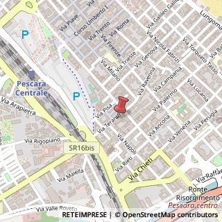 Mappa Via Teramo, 15, 65121 Pescara, Pescara (Abruzzo)