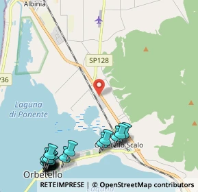 Mappa SS Aurelia km 145 Loc. Campolungo, 58015 Orbetello GR, Italia (3.264)