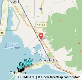 Mappa SS Aurelia km 145 Loc. Campolungo, 58015 Orbetello GR, Italia (3.7515)
