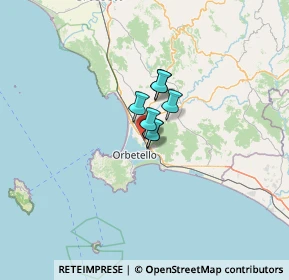 Mappa SS Aurelia km 145 Loc. Campolungo, 58015 Orbetello GR, Italia (20.22083)