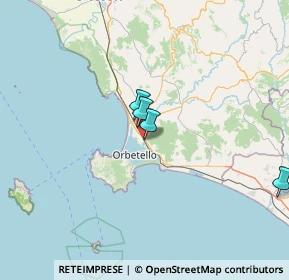 Mappa SS Aurelia km 145 Loc. Campolungo, 58015 Orbetello GR, Italia (27.65)
