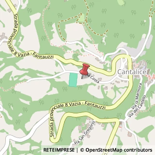 Mappa Via A. Costa, 131, 02014 Cantalice, Rieti (Lazio)