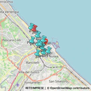Mappa Via Bruno Buozzi, 65121 Pescara PE, Italia (1.17182)