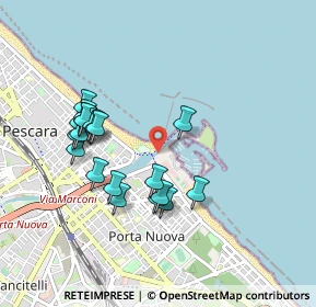 Mappa Porto Canale Banchina Sud, 65126 Pescara PE, Italia (0.9165)