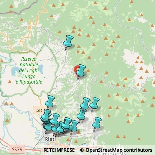 Mappa Via A. Costa, 02014 Cantalice RI, Italia (6.0565)