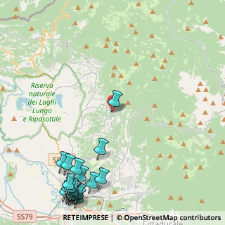 Mappa Via A. Costa, 02014 Cantalice RI, Italia (6.9835)