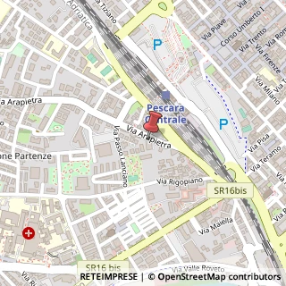 Mappa Via Arapietra, 21, 65124 Pescara, Pescara (Abruzzo)