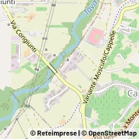 Map Cappelle sul Tavo