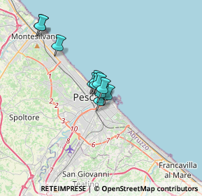 Mappa Via Achille Grandi, 65121 Pescara PE, Italia (2.23273)