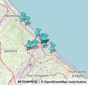 Mappa Via Achille Grandi, 65121 Pescara PE, Italia (2.33909)