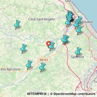 Mappa Via Campotino, 65010 Collecorvino PE, Italia (5.3505)