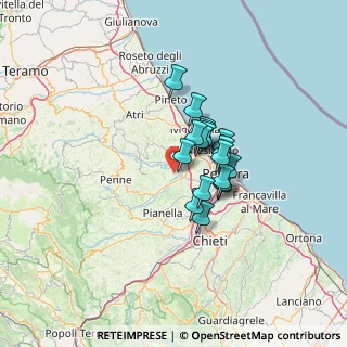 Mappa Via Campotino, 65010 Collecorvino PE, Italia (8.97889)