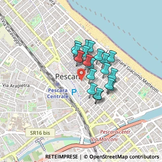 Mappa Corso Vittorio Emanuele II, 65122 Pescara PE, Italia (0.307)
