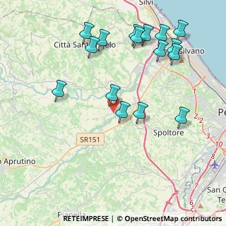 Mappa Via dell'Artigianato, 65010 Cappelle Sul Tavo PE, Italia (4.8325)