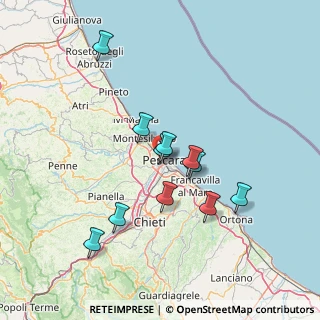 Mappa 65124 Pescara PE, Italia (13.42364)