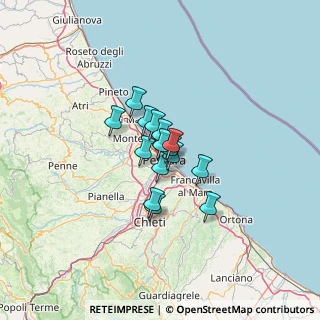 Mappa 65124 Pescara PE, Italia (7.366)