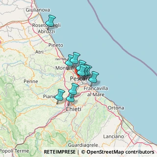 Mappa 65124 Pescara PE, Italia (8.22636)